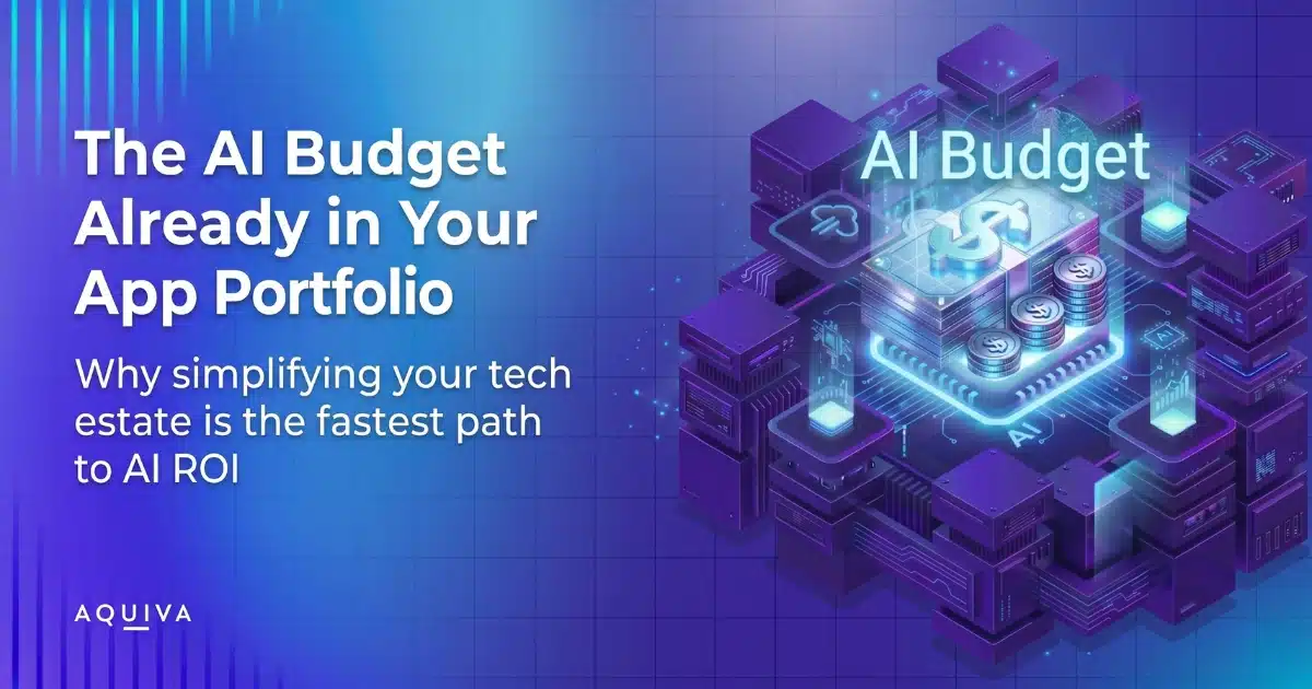 AI budget hiding in your app portfolio