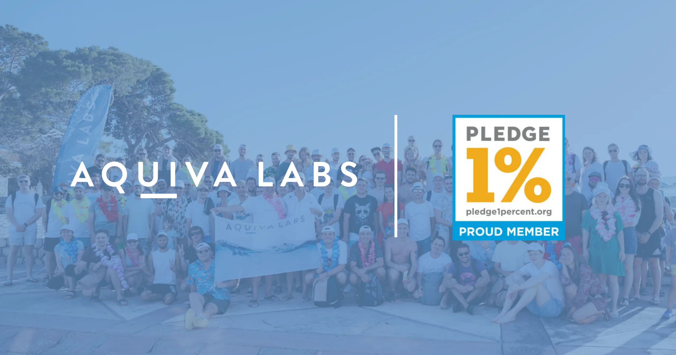 Aquiva Labs joins the 1% Pledge Philanthropy Movement